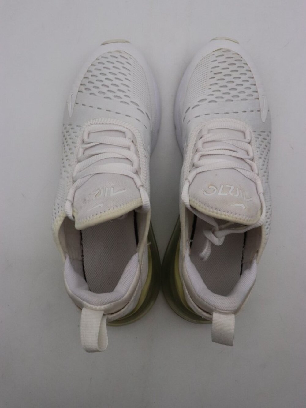 Nike Air Max 270 Youth 6 Womens 7.5 Running Athletic White Sneakers 943345-103 - Picture 7 of 9